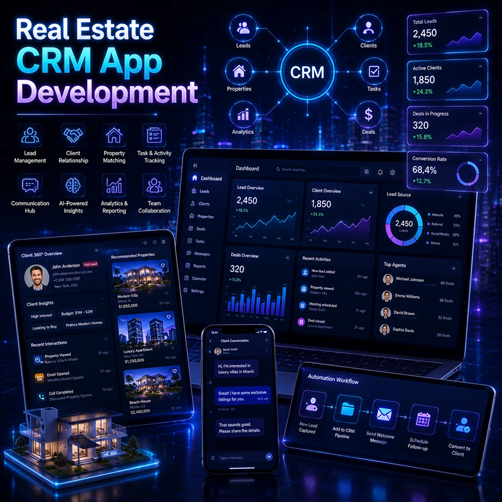Real Estate CRM App Development Services
